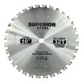 Superior Steel 10 Inch x 32 Teeth x 5/8 Inch Arbor Metal Cutting Carbide Tipped Saw Blade 25032